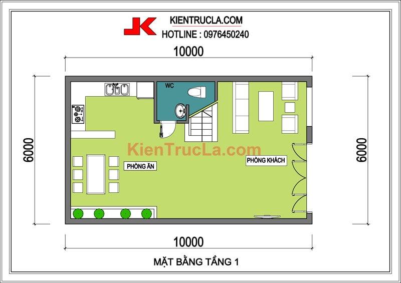 TƯ VẤN THIẾT KẾ NHÀ 60 m2