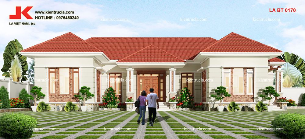 NHÀ VƯỜN CHỮ U - BT 0170