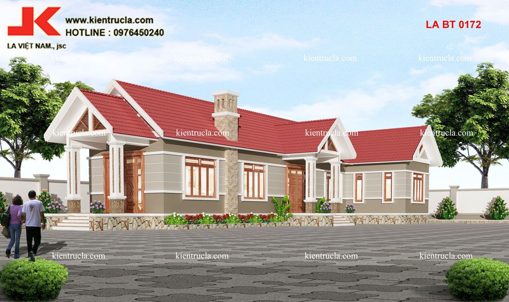 NHÀ VƯỜN CHỮ L - BT 0172