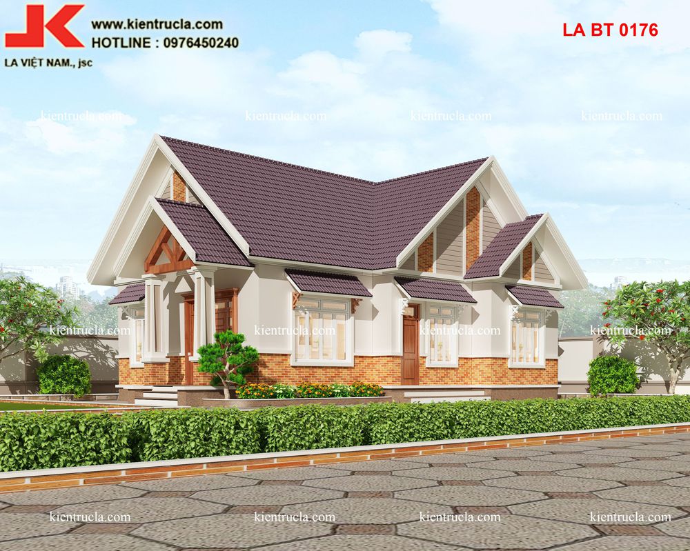 NHÀ VƯỜN MÁI THÁI 3 PHÒNG NGỦ - BT 0176
