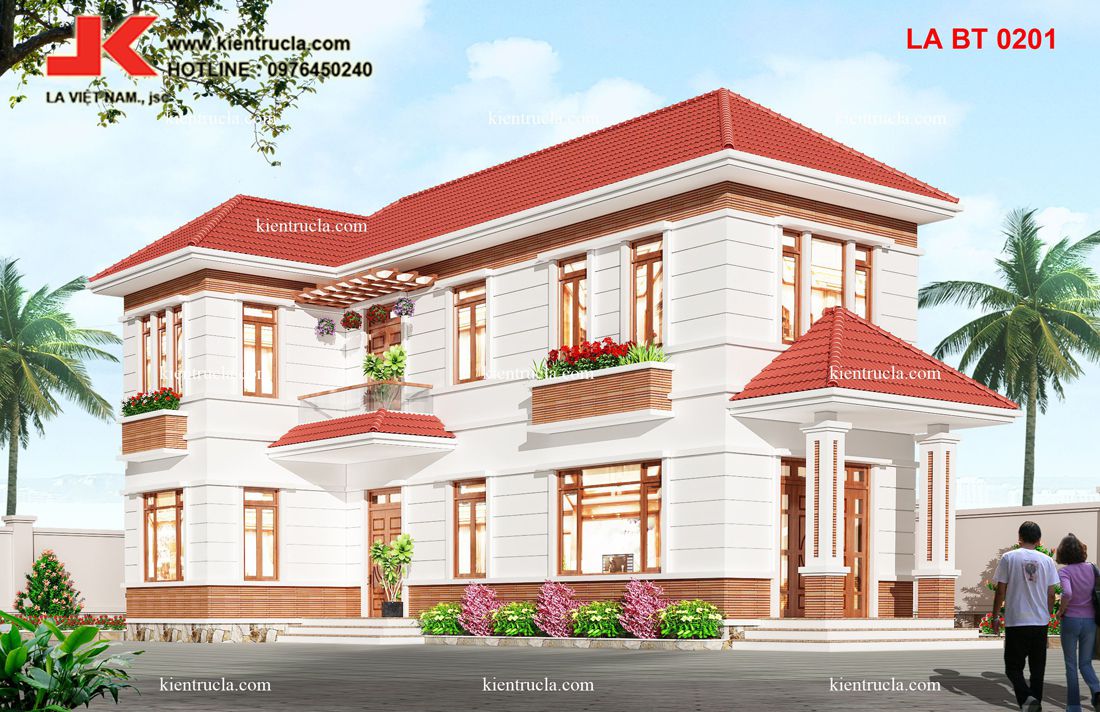 NHÀ VƯỜN 2 TẦNG CHỮ L - BT 0201