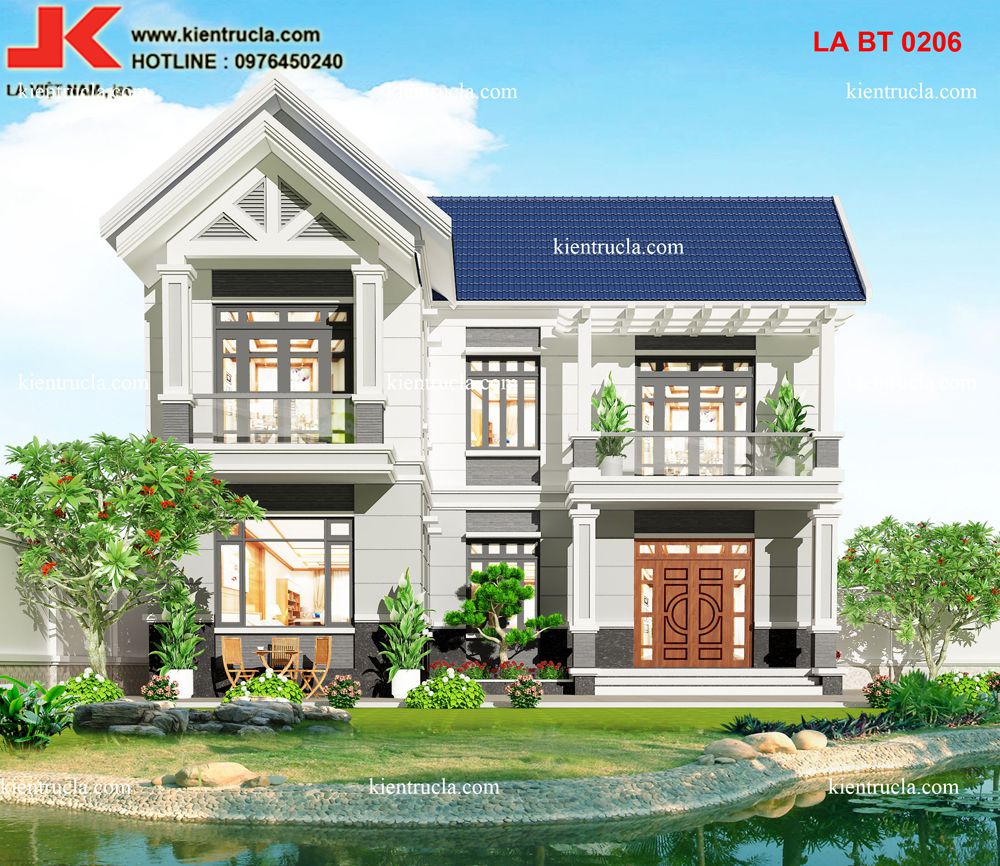 BIỆT THỰ 2 TẦNG CHỮ L - BT 0206