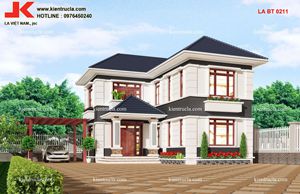 MẪU BIỆT THỰ NHÀ VƯỜN 2 TẦNG ĐẸP - BT 0211