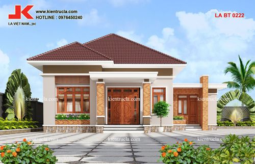 BIỆT THỰ VƯỜN 1 TẦNG 3 PHÒNG NGỦ - BT 0222