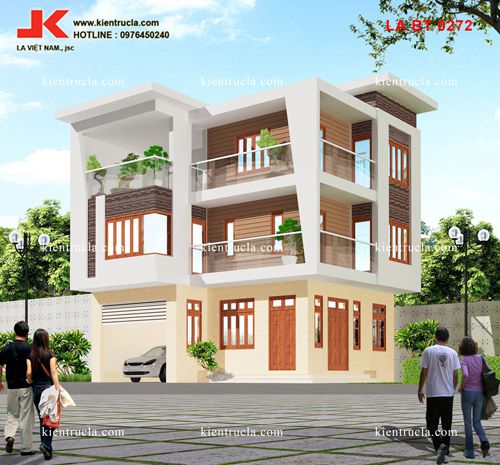 BIỆT THỰ 3 TẦNG CHỮ L - BT 0272